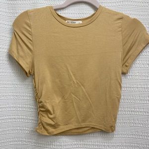 Antistar Cropped Yellow Top